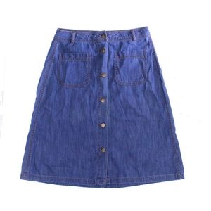 Life In Progess Jean Shorts Womens Sz L blue